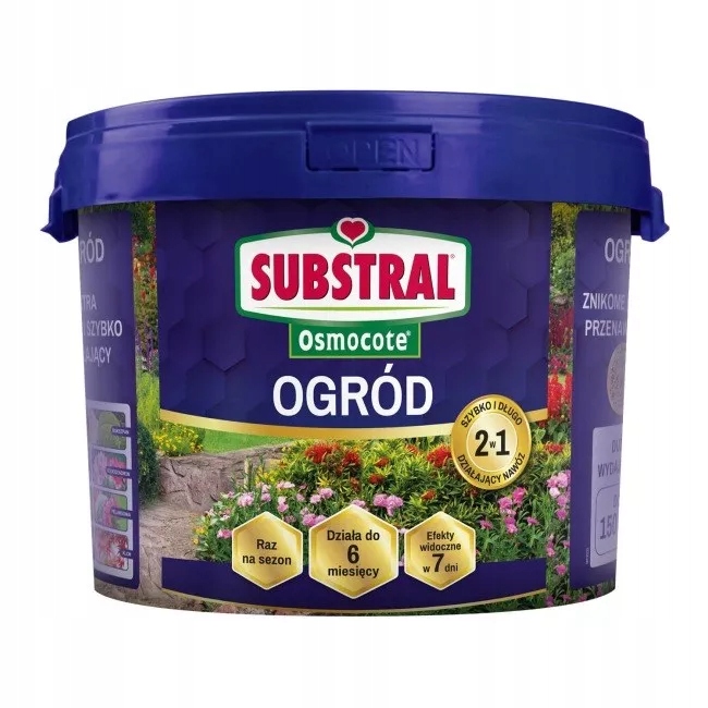 Substrálne viaczložkové hnojivo granulát 5,3 kg 5 l